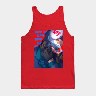 Spy Team Fortress 2 Tank Top